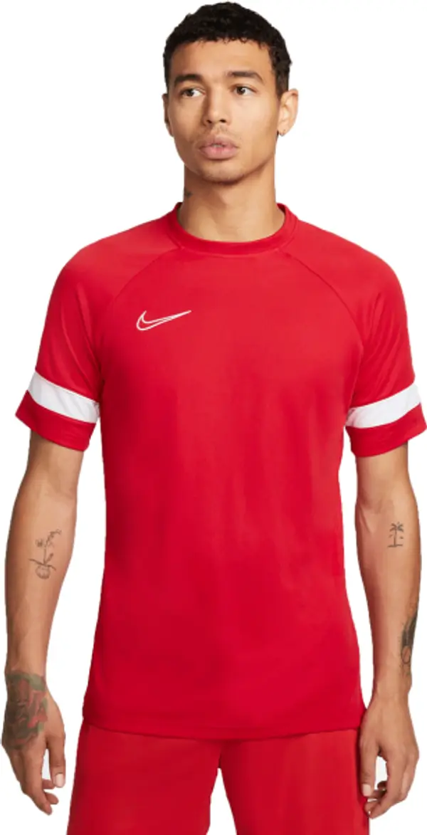 Nike Nike DRI-FIT ACADEMY Мъжка футболна фланелка, червено, размер XXL