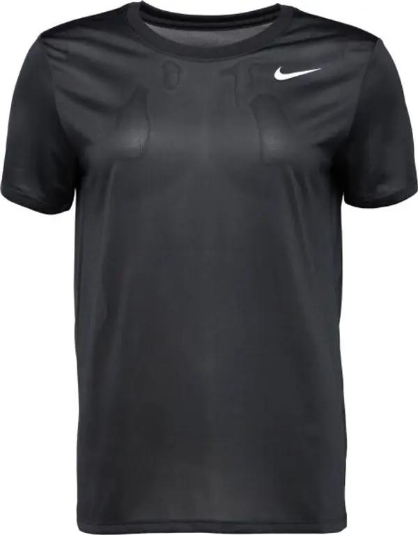 Nike Nike DRI-FIT Дамска спортна тениска, черно, размер