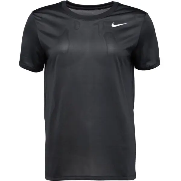 Nike Nike DRI-FIT Дамска спортна тениска, черно, размер