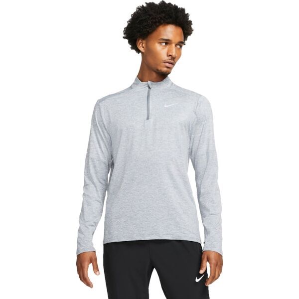 Nike Nike DRI-FIT ELEMENT Мъжка тениска за бягане, сиво, размер