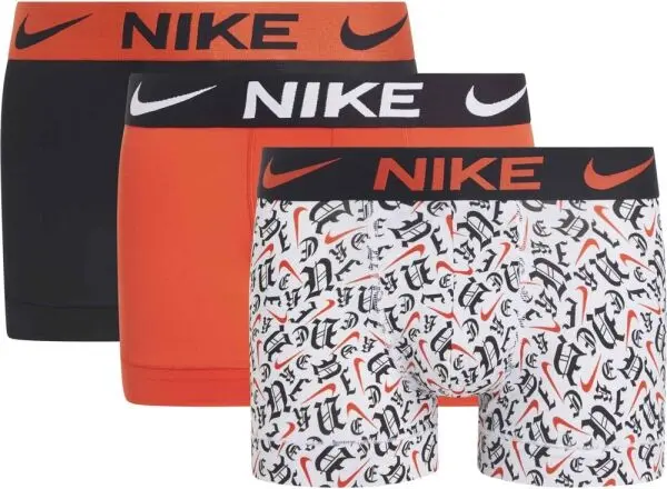 Nike Nike DRI-FIT ES MICR TRUNK 3PK Мъжки боксерки, червено, размер