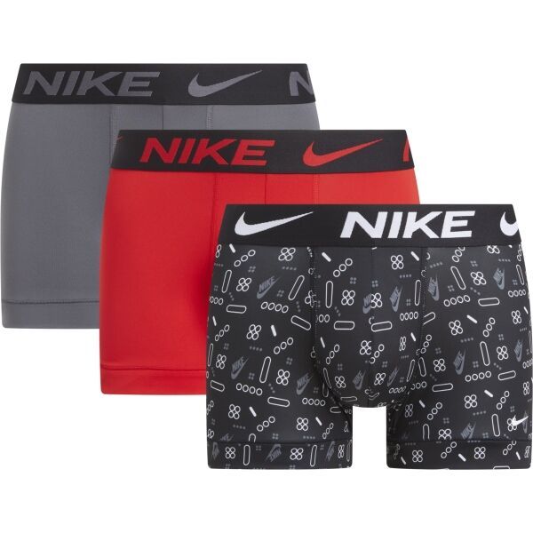 Nike Nike DRI-FIT ES MICR TRUNK 3PK Мъжки боксерки, тъмносиво, размер