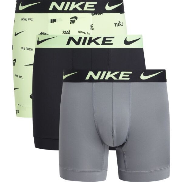 Nike Nike DRI-FIT ESSENTIAL MICRO BOXER BRIEF 3PK Мъжки боксерки, светло-зелено, размер
