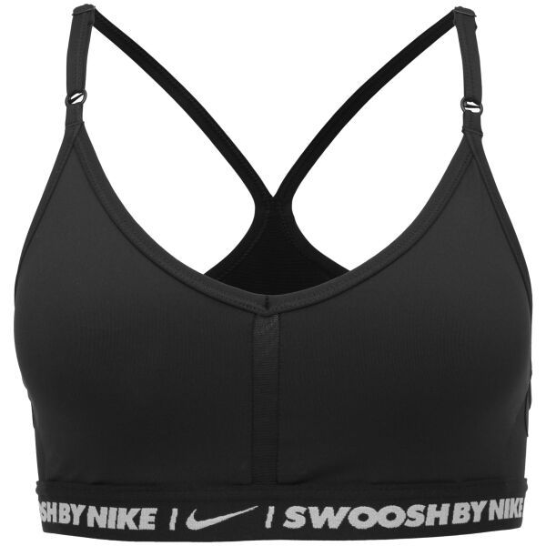 Nike Nike DRI-FIT INDY Дамско спортно бюстие, черно, размер