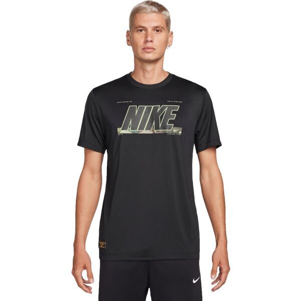 Nike Nike DRI-FIT Мъжка тениска, черно, размер