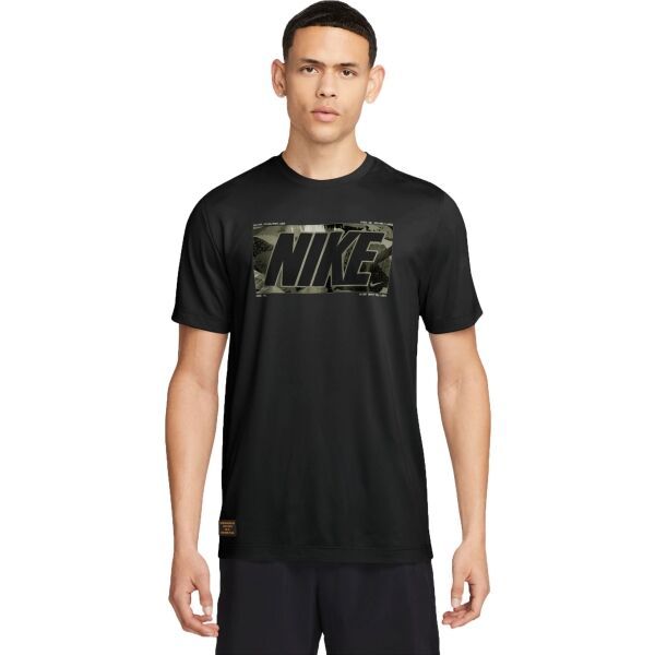 Nike Nike DRI-FIT Мъжка тениска, черно, размер