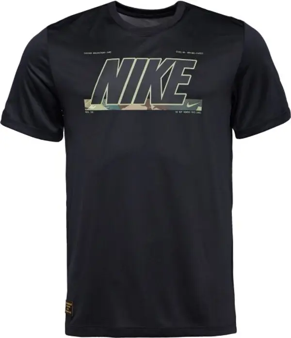 Nike Nike DRI-FIT Мъжка тениска, черно, размер