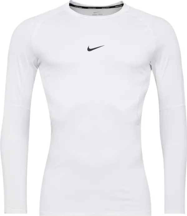Nike Nike DRI-FIT Мъжка термо тениска, бяло, размер