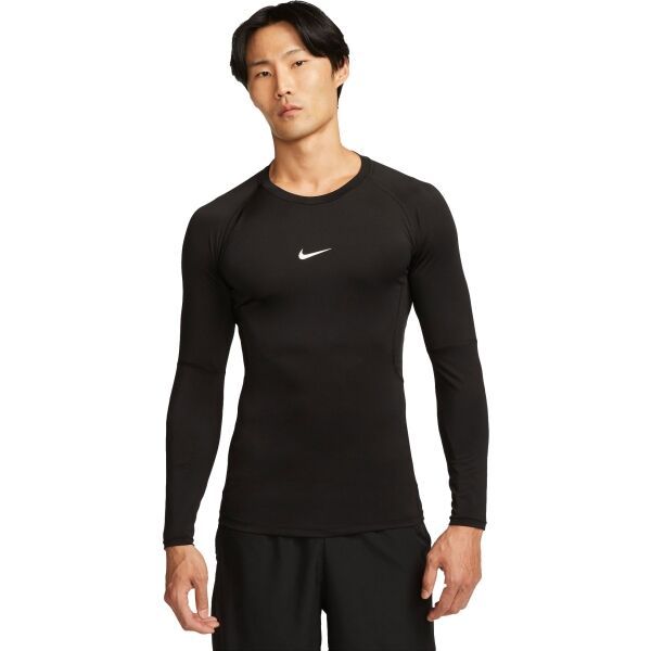 Nike Nike DRI-FIT Мъжка термо тениска, черно, размер