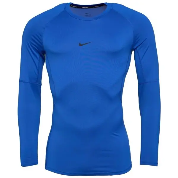 Nike Nike DRI-FIT Мъжка термо тениска, синьо, размер