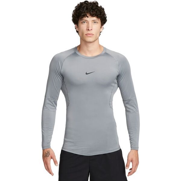 Nike Nike DRI-FIT Мъжка термо тениска, сиво, размер