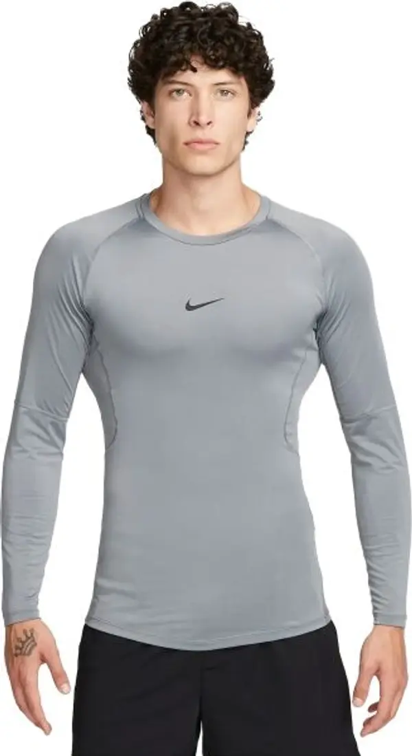 Nike Nike DRI-FIT Мъжка термо тениска, сиво, размер XXL
