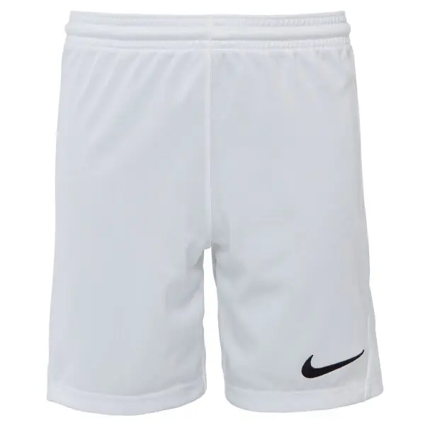 Nike Nike DRI-FIT PARK 3 JR TQO Футболни къси панталони за момчета, бяло, размер