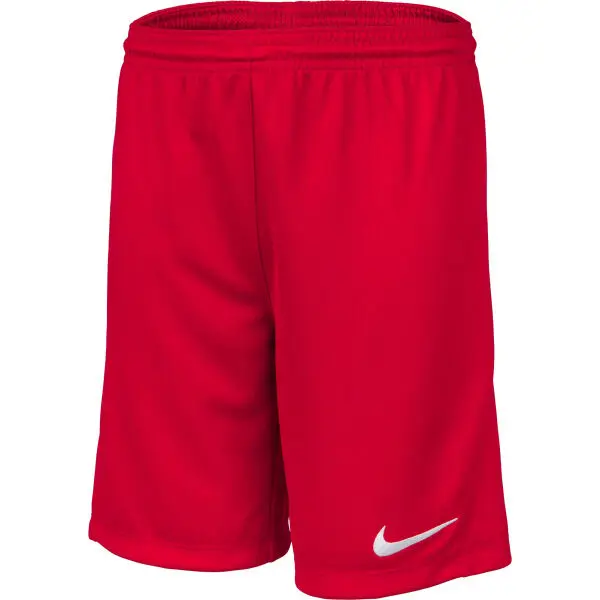 Nike Nike DRI-FIT PARK 3 JR TQO Футболни къси панталони за момчета, червено, размер