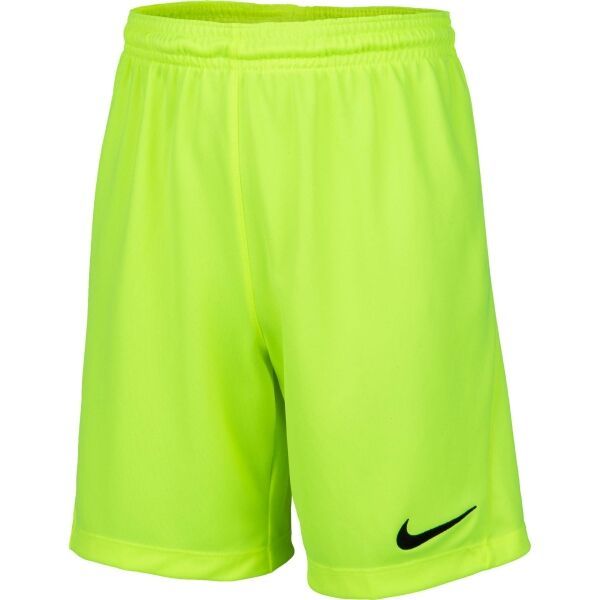 Nike Nike DRI-FIT PARK 3 JR TQO Футболни къси панталони за момчета, светлоотразителен неон, размер
