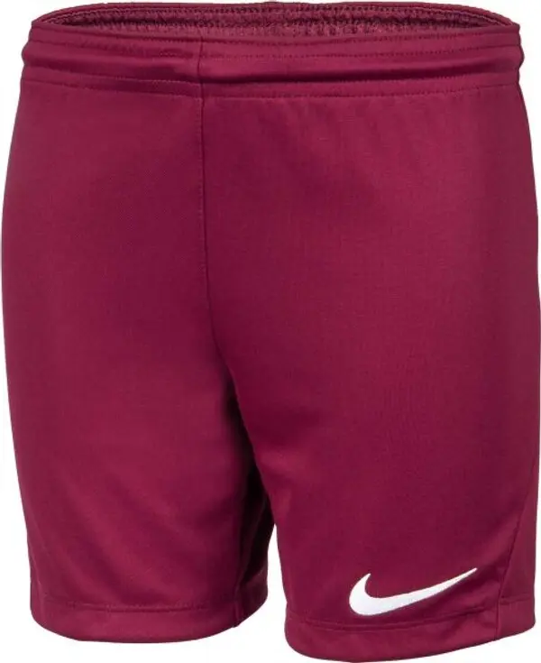 Nike Nike DRI-FIT PARK 3 JR TQO Футболни къси панталони за момчета, винен, размер