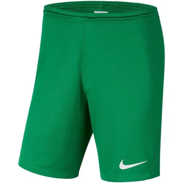 Nike Nike DRI-FIT PARK 3 JR TQO Футболни къси панталони за момчета, зелено, размер