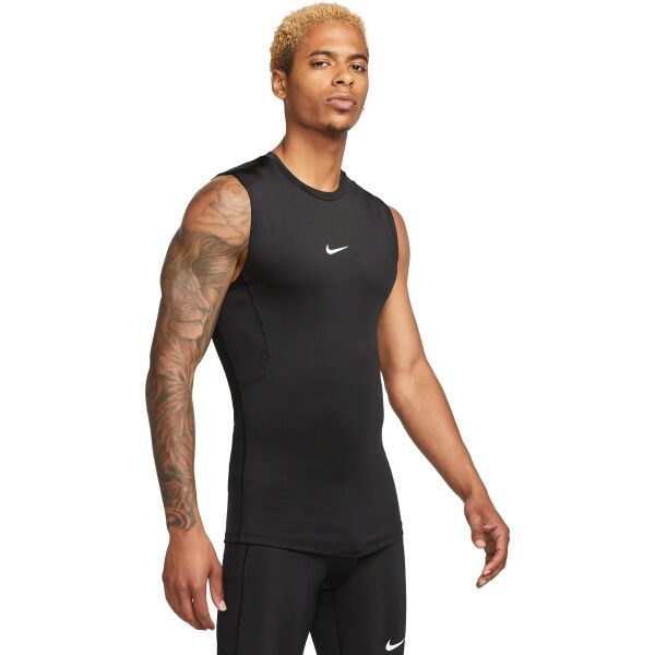 Nike Nike DRI-FIT PRO Мъжки потник, черно, размер