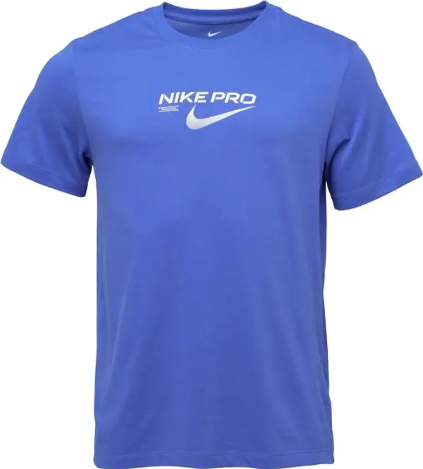 Nike Nike DRI-FIT TEE PRO TRAINING M Мъжки спортна тениска, синьо, размер