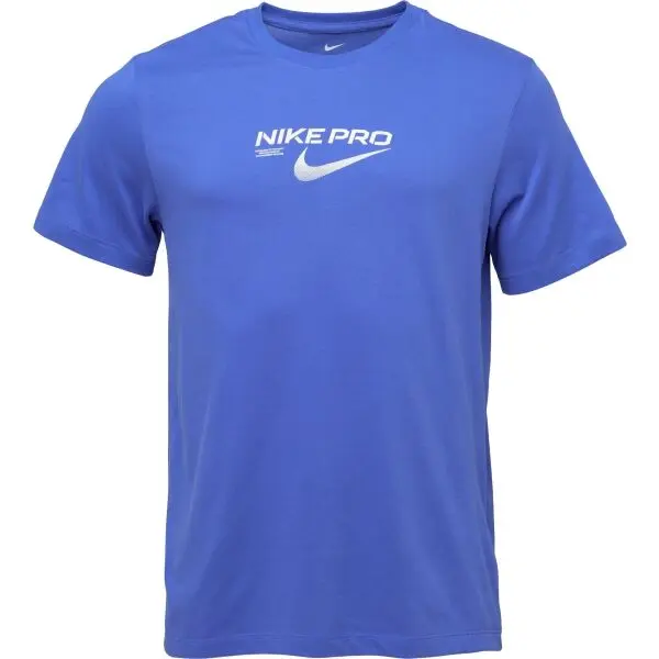 Nike Nike DRI-FIT TEE PRO TRAINING M Мъжки спортна тениска, синьо, размер