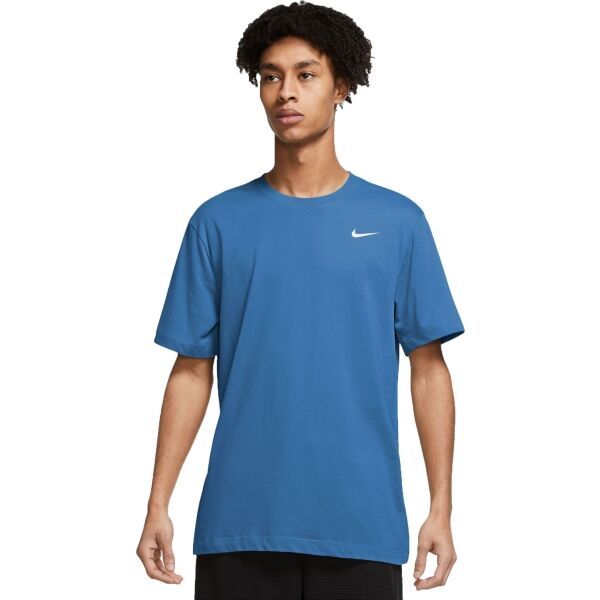 Nike Nike DRY TEE DFC CREW SOLID M Мъжка тениска за трениране, синьо, размер