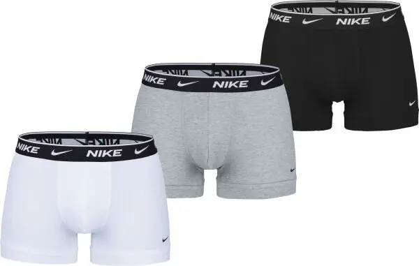 Nike Nike EDAY COTTON STRETCH Мъжки боксерки, черно, размер