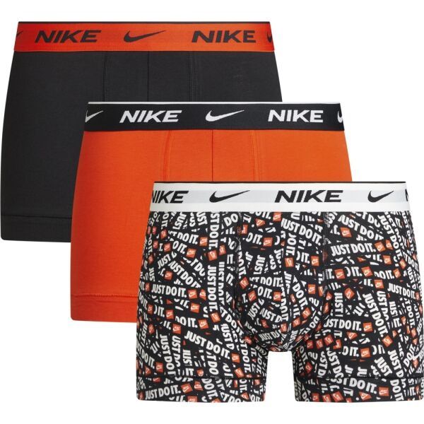 Nike Nike EDAY COTTON STRETCH Мъжки боксерки, оранжево, размер