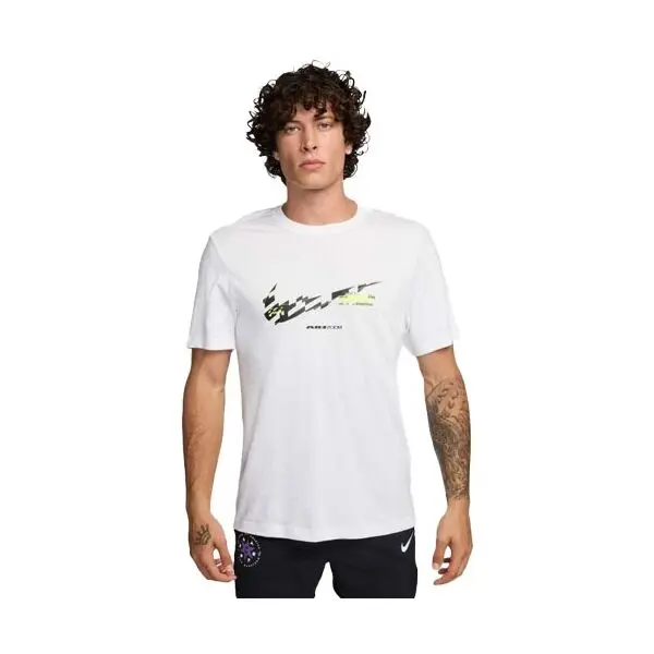 Nike Nike ELITE ENTRY Мъжка тениска за бягане, бяло, размер