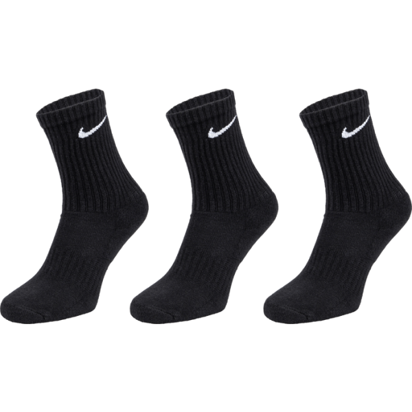 Nike Nike EVERYDAY CUSH CREW 3PR U Чорапи, черно, размер