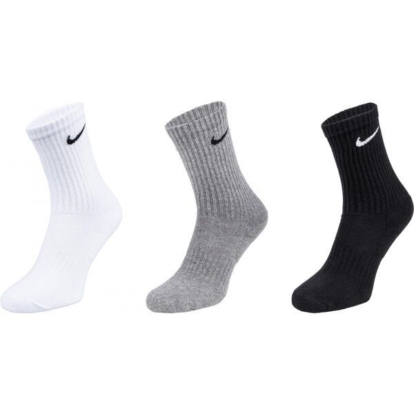 Nike Nike EVERYDAY CUSH CREW 3PR U Чорапи, черно, размер