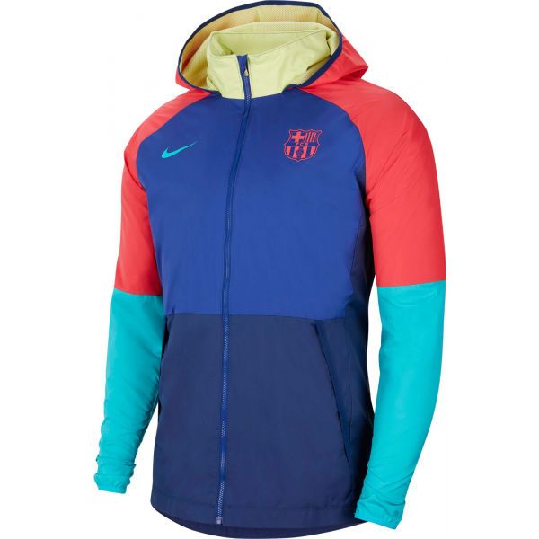 Nike Nike FC BARCELONA HOODIE M Мъжко футболно яке, синьо, размер