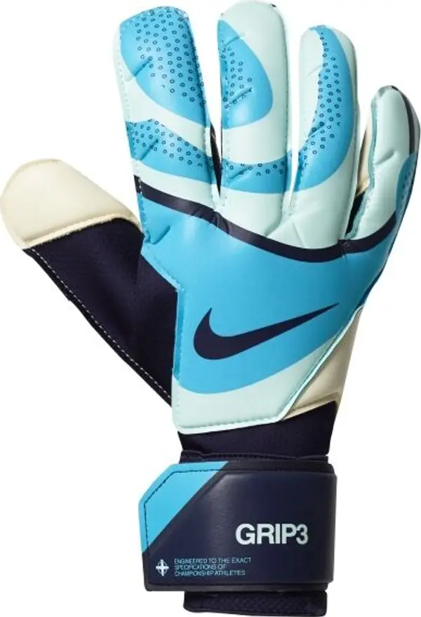 Nike Nike GRIP3 Мъжки вратарски ръкавици, светлосиньо, размер