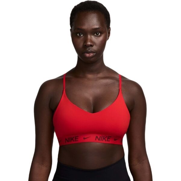 Nike Nike INDY Дамско спортно бюстие, червено, размер