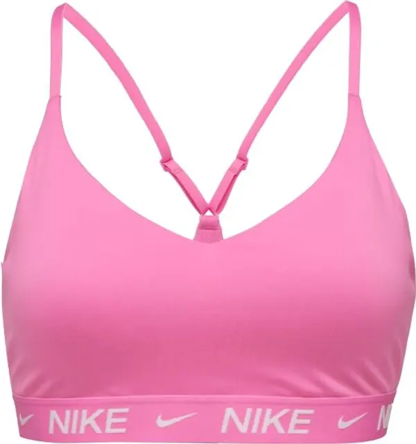 Nike Nike INDY Дамско спортно бюстие, розово, размер