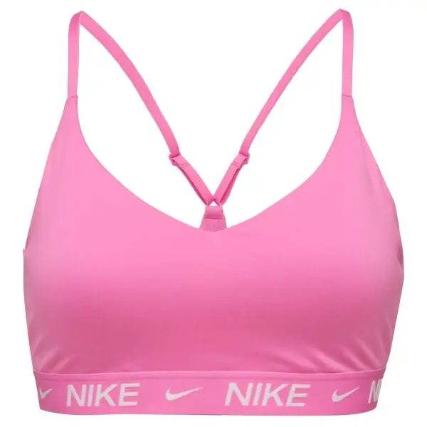 Nike Nike INDY Дамско спортно бюстие, розово, размер