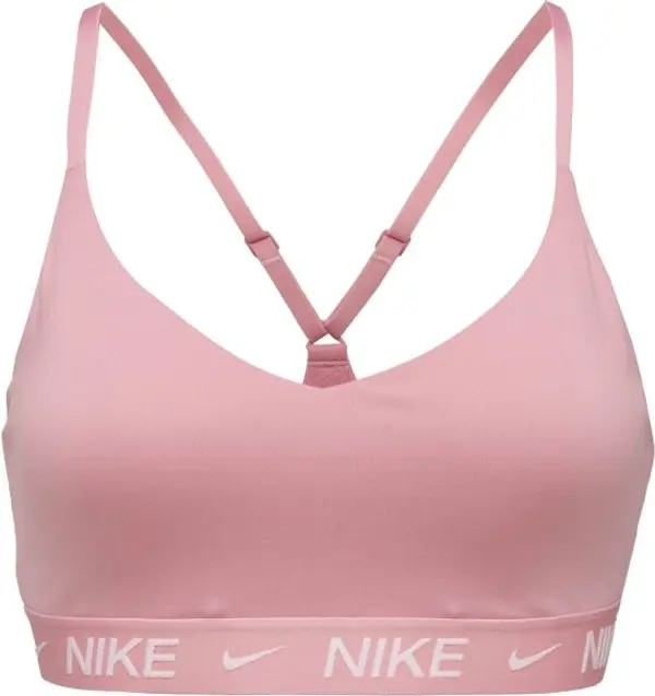 Nike Nike INDY Дамско спортно бюстие, розово, размер