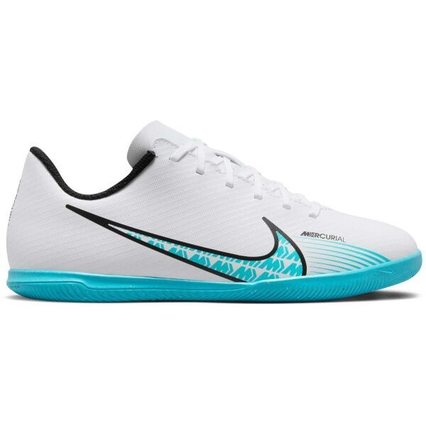 Nike Nike JR MERCURIAL VAPOR 15 CLUB IC Детски обувки за зала, бяло, размер 33.5