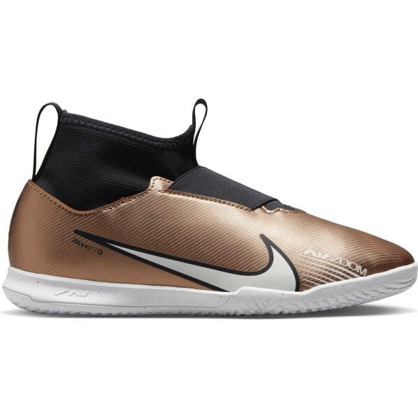 Nike Nike JR ZOOM SUPERFLY 9 ACADEMY IC Детски обувки за зала, златно, размер 33.5