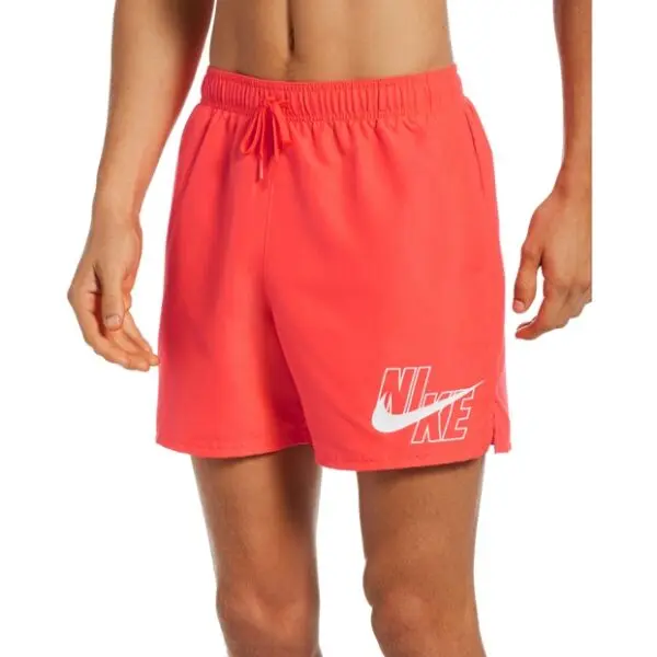 Nike Nike LOGO SOLID 5 Мъжки бански - шорти, цвят сьомга, размер XXL