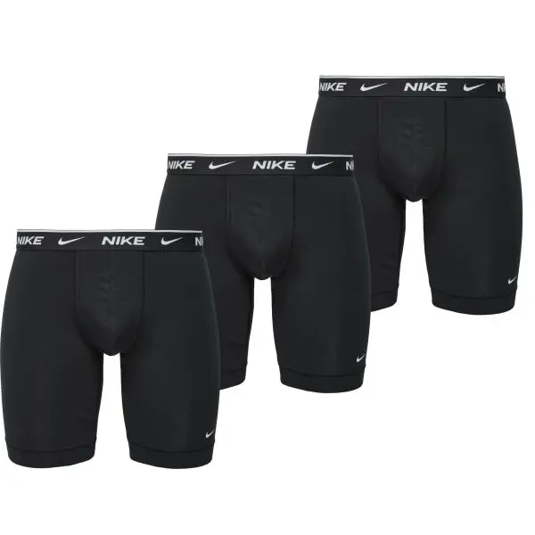 Nike Nike LONG BOXER BRIEF 3PK Мъжки боксерки, черно, размер