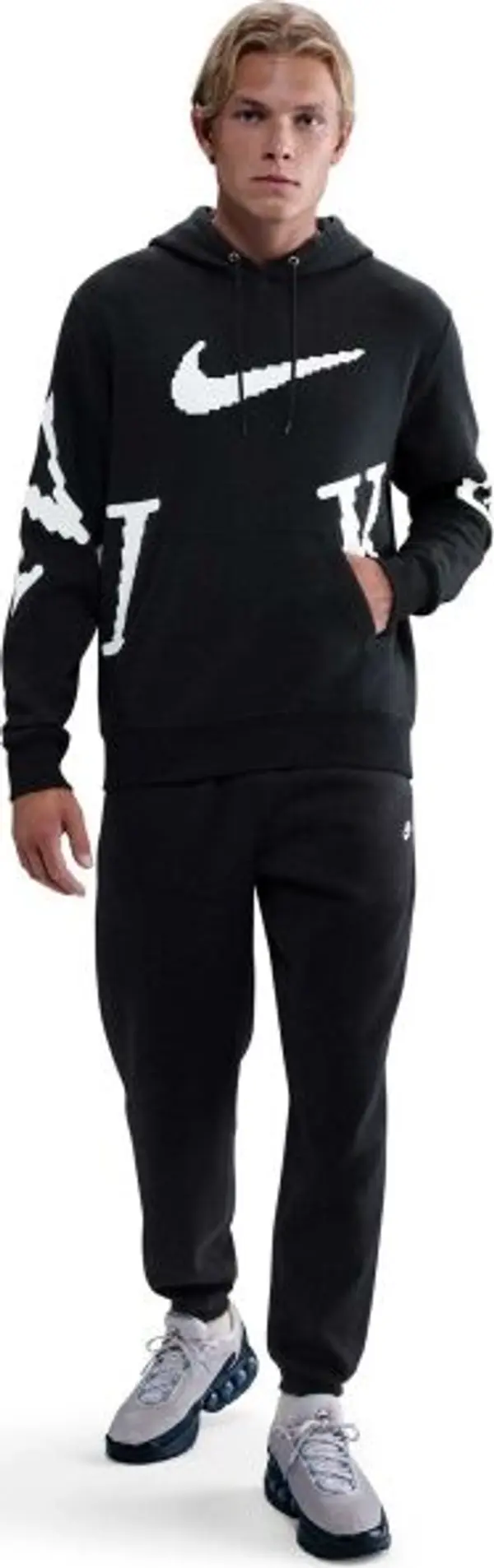 Nike Nike M CLUB BB GX HDY NEO VAR Мъжки суитшърт, черно, размер