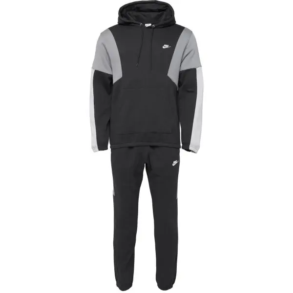 Nike Nike M NK CLUB FLEECE HDED TRACK GX Мъжки комплект, черно, размер