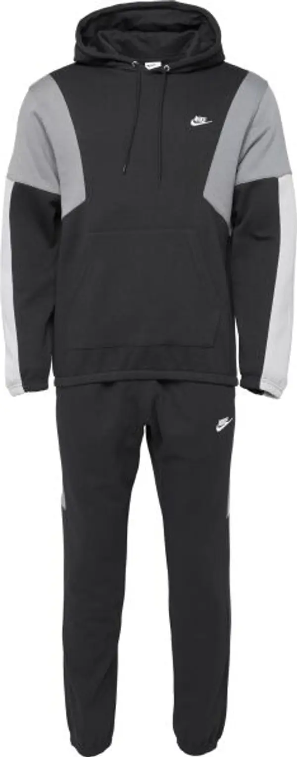 Nike Nike M NK CLUB FLEECE HDED TRACK GX Мъжки комплект, черно, размер