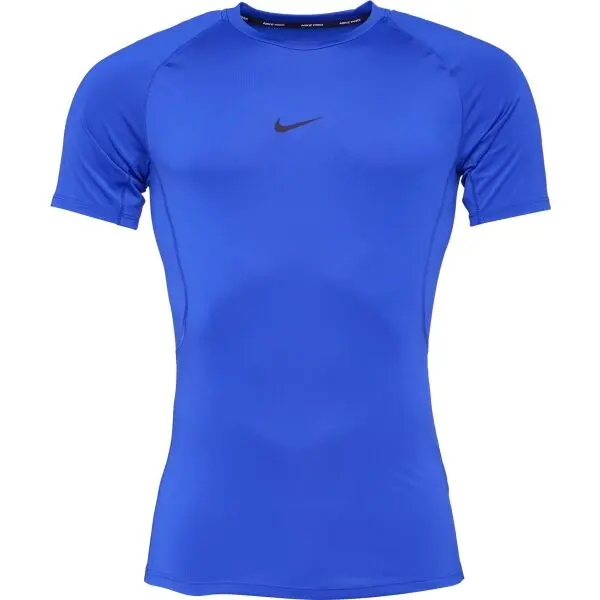 Nike Nike M NP DF TIGHT TOP SS Мъжка тениска за тренировки, синьо, размер XXL