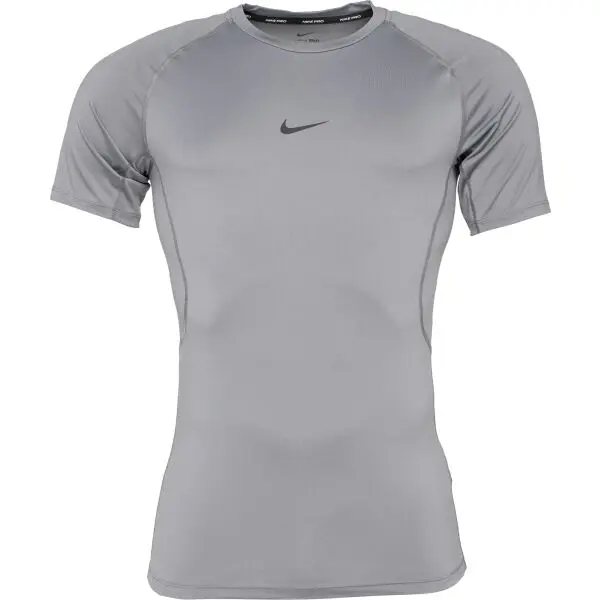 Nike Nike M NP DF TIGHT TOP SS Мъжка тениска за тренировки, сиво, размер