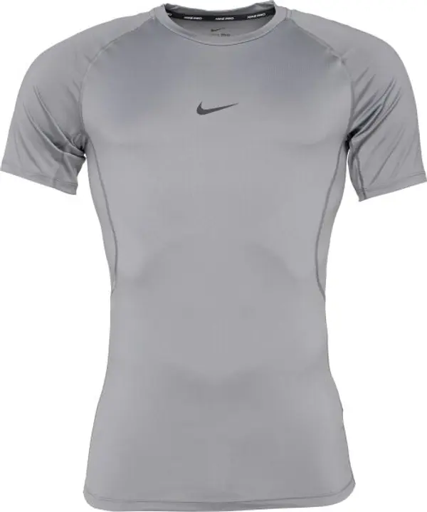 Nike Nike M NP DF TIGHT TOP SS Мъжка тениска за тренировки, сиво, размер