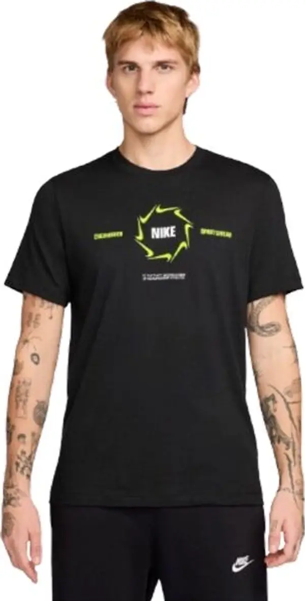 Nike Nike M NSW TEE 6MO SWSH FAHO25 Мъжка тениска, черно, размер