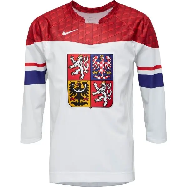 Nike Nike MEN'S IIHF REPLICA CZECH REPUBLIC Мъжка хокейна фланелка, бяло, размер XXL