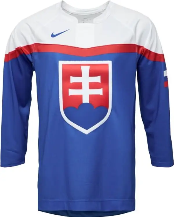 Nike Nike MEN'S IIHF REPLICA SLOVAKIA Мъжки хокейен екип, синьо, размер
