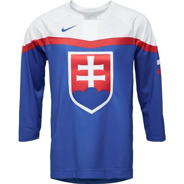 Nike Nike MEN'S IIHF REPLICA SLOVAKIA Мъжки хокейен екип, синьо, размер